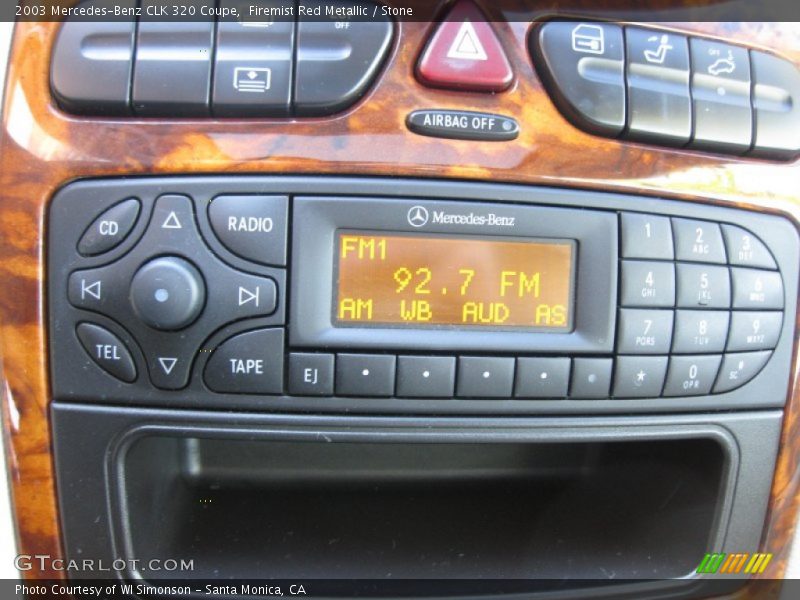 Controls of 2003 CLK 320 Coupe