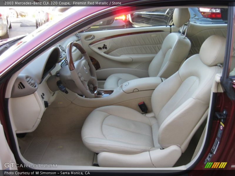  2003 CLK 320 Coupe Stone Interior