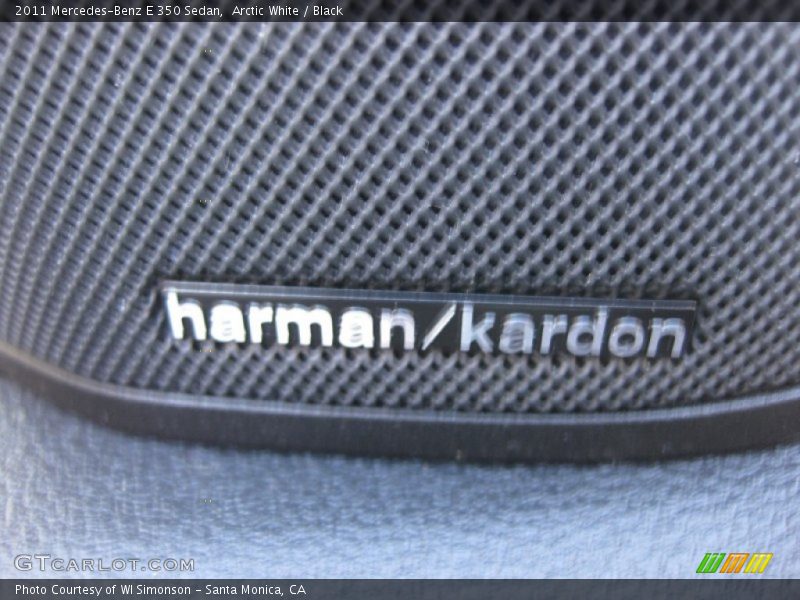 Arctic White / Black 2011 Mercedes-Benz E 350 Sedan