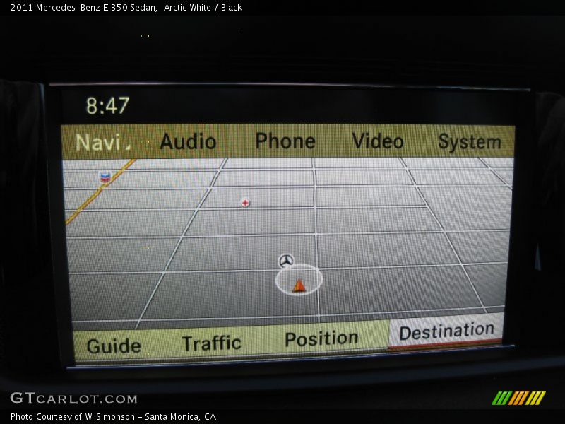 Arctic White / Black 2011 Mercedes-Benz E 350 Sedan