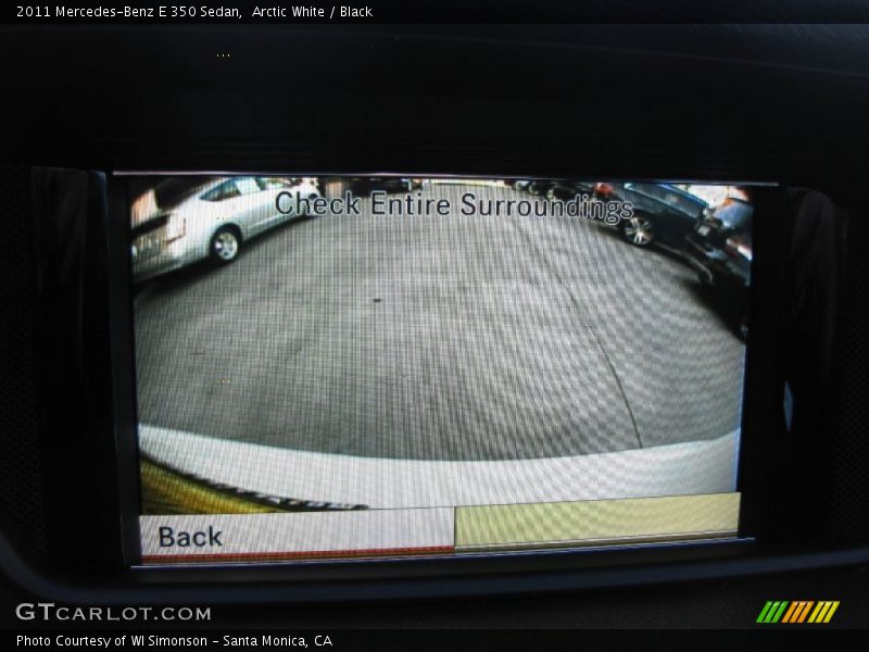 Arctic White / Black 2011 Mercedes-Benz E 350 Sedan