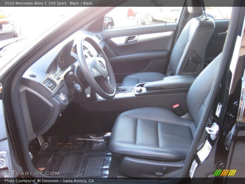 Black / Black 2010 Mercedes-Benz C 300 Sport