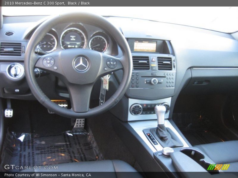 Black / Black 2010 Mercedes-Benz C 300 Sport