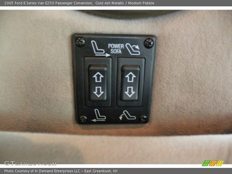 Gold Ash Metallic / Medium Pebble 2005 Ford E Series Van E250 Passenger Conversion