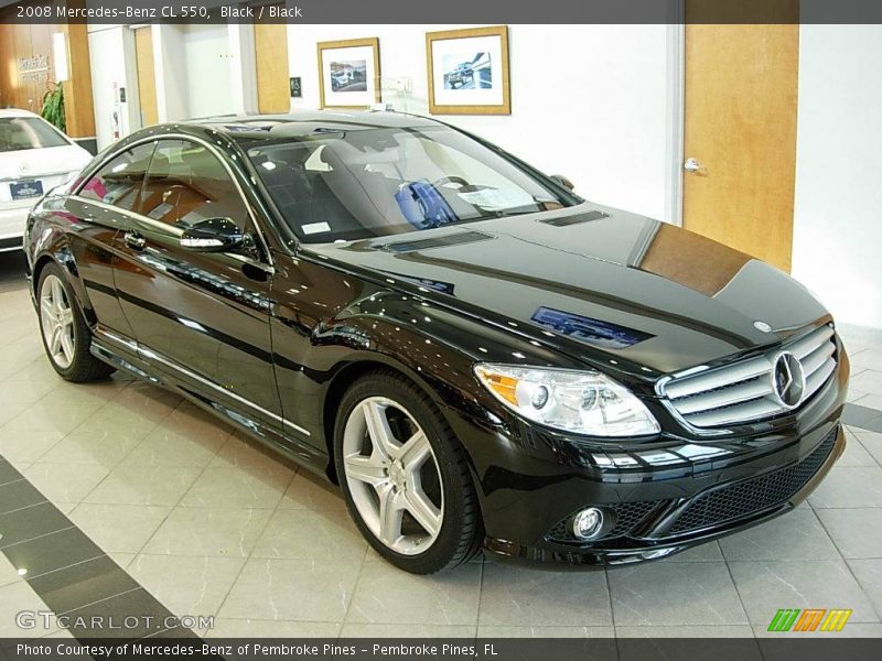 Black / Black 2008 Mercedes-Benz CL 550