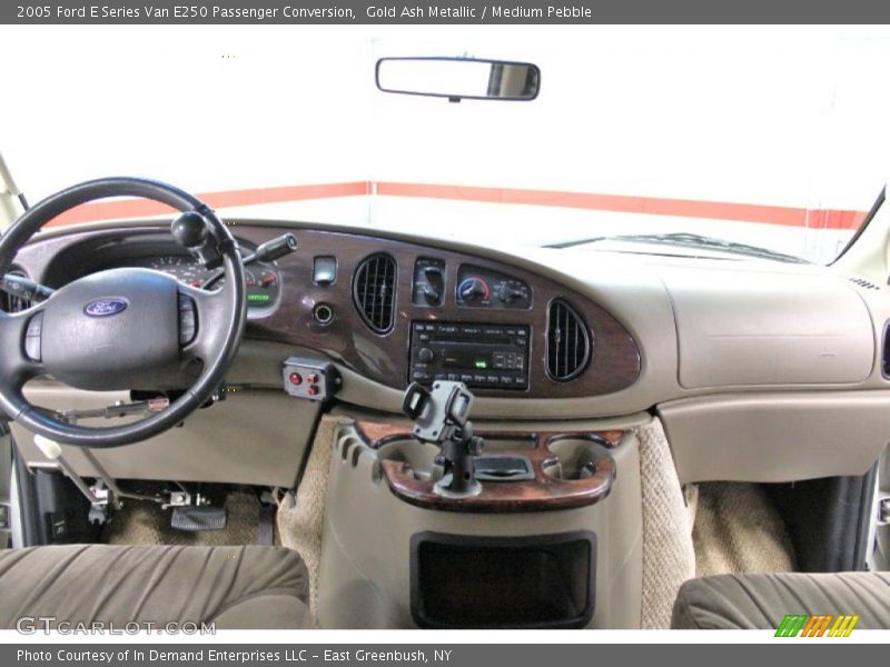 Gold Ash Metallic / Medium Pebble 2005 Ford E Series Van E250 Passenger Conversion