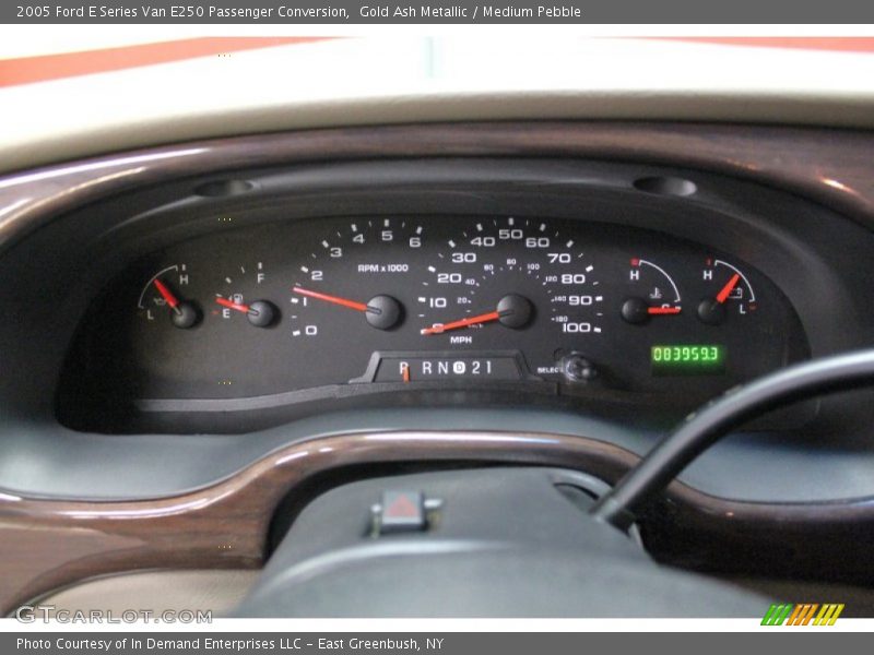 Gold Ash Metallic / Medium Pebble 2005 Ford E Series Van E250 Passenger Conversion