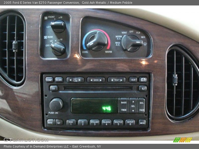 Gold Ash Metallic / Medium Pebble 2005 Ford E Series Van E250 Passenger Conversion