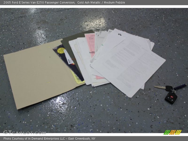 Gold Ash Metallic / Medium Pebble 2005 Ford E Series Van E250 Passenger Conversion