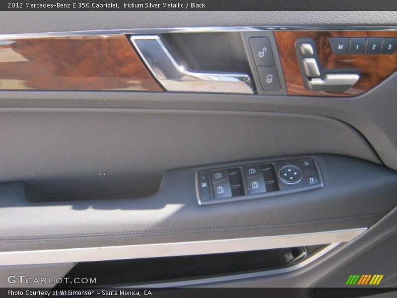 Iridium Silver Metallic / Black 2012 Mercedes-Benz E 350 Cabriolet