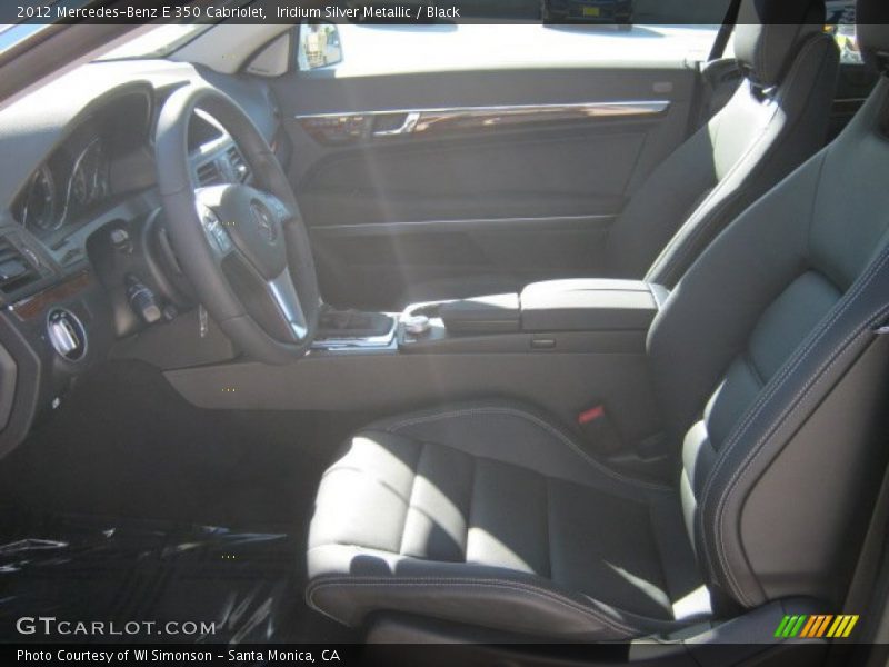 Iridium Silver Metallic / Black 2012 Mercedes-Benz E 350 Cabriolet