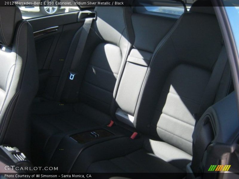 Iridium Silver Metallic / Black 2012 Mercedes-Benz E 350 Cabriolet