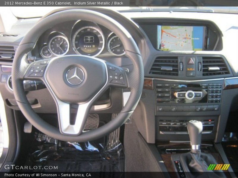 Iridium Silver Metallic / Black 2012 Mercedes-Benz E 350 Cabriolet