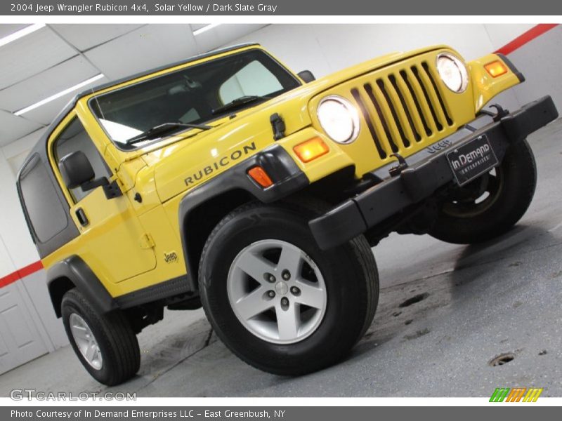 Solar Yellow / Dark Slate Gray 2004 Jeep Wrangler Rubicon 4x4