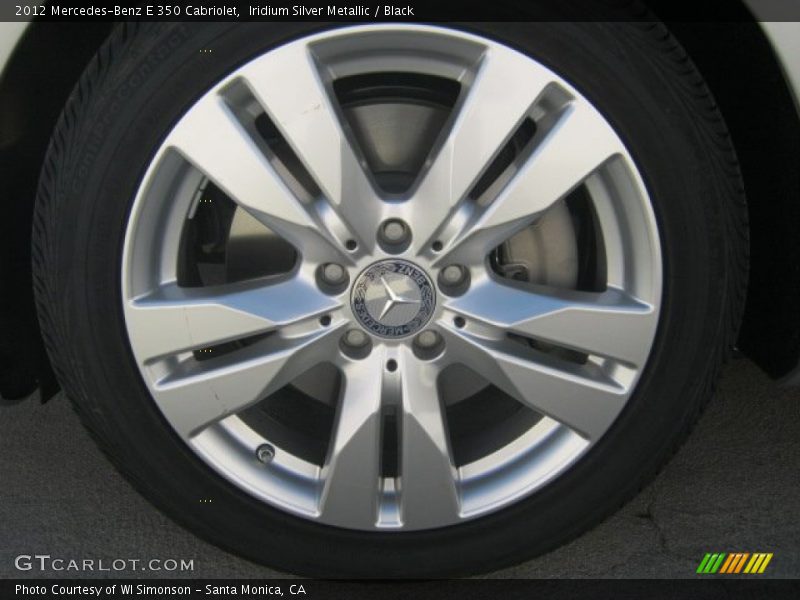 Iridium Silver Metallic / Black 2012 Mercedes-Benz E 350 Cabriolet