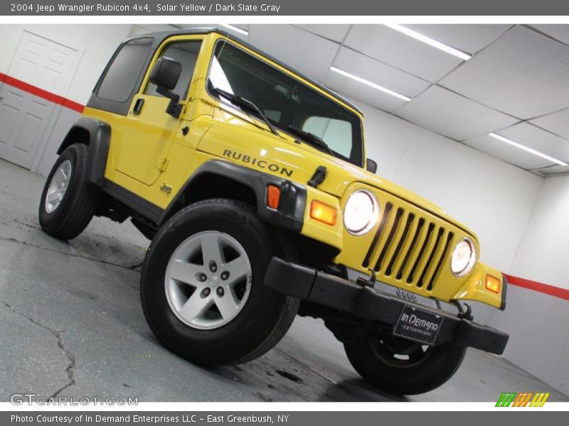 Solar Yellow / Dark Slate Gray 2004 Jeep Wrangler Rubicon 4x4