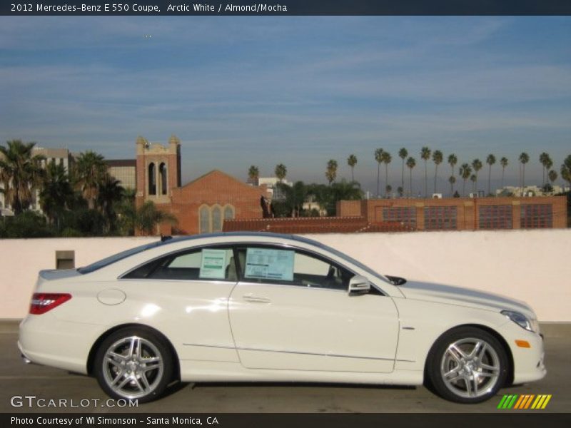  2012 E 550 Coupe Arctic White