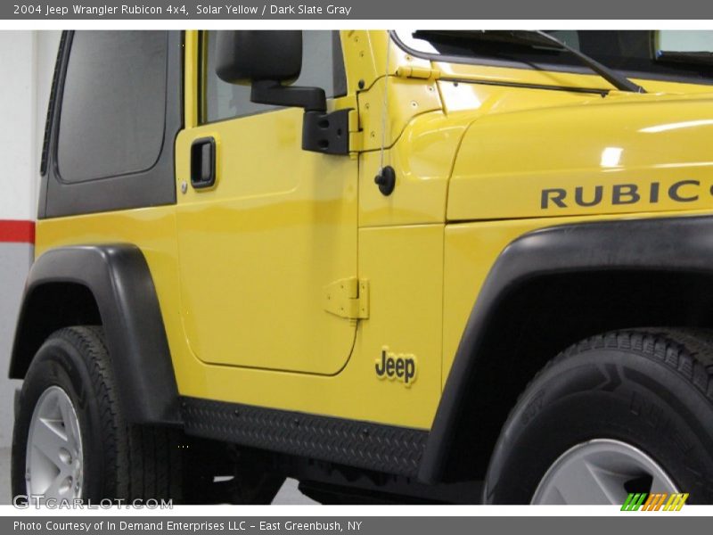 Solar Yellow / Dark Slate Gray 2004 Jeep Wrangler Rubicon 4x4