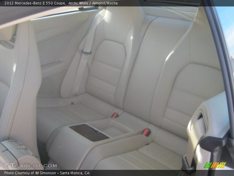 Arctic White / Almond/Mocha 2012 Mercedes-Benz E 550 Coupe