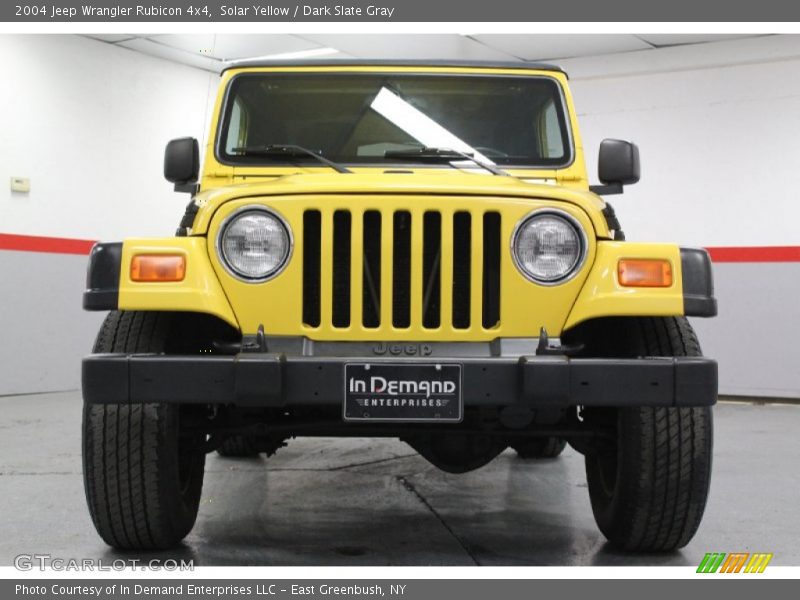 Solar Yellow / Dark Slate Gray 2004 Jeep Wrangler Rubicon 4x4