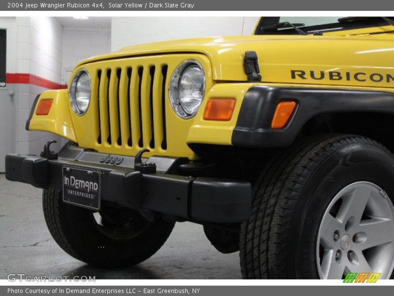 Solar Yellow / Dark Slate Gray 2004 Jeep Wrangler Rubicon 4x4