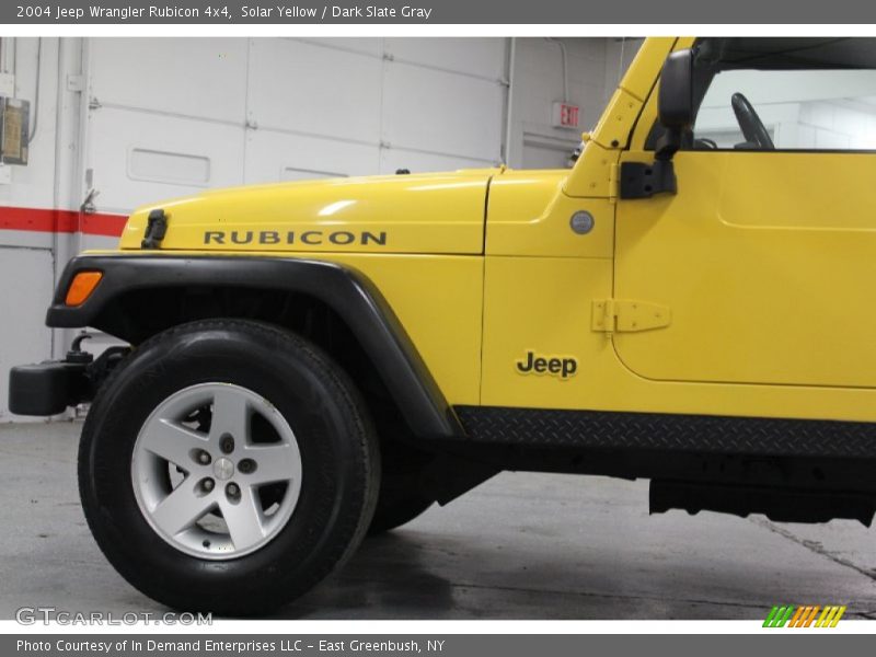 Solar Yellow / Dark Slate Gray 2004 Jeep Wrangler Rubicon 4x4