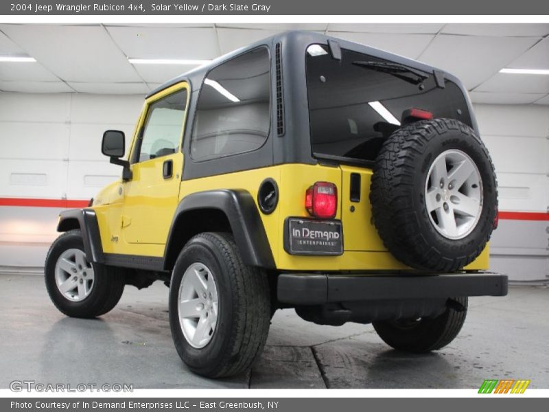 Solar Yellow / Dark Slate Gray 2004 Jeep Wrangler Rubicon 4x4