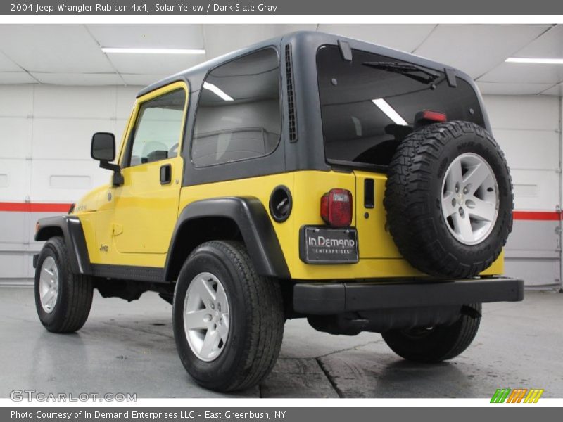 Solar Yellow / Dark Slate Gray 2004 Jeep Wrangler Rubicon 4x4