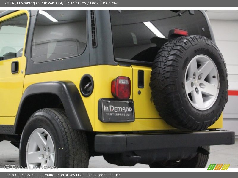 Solar Yellow / Dark Slate Gray 2004 Jeep Wrangler Rubicon 4x4