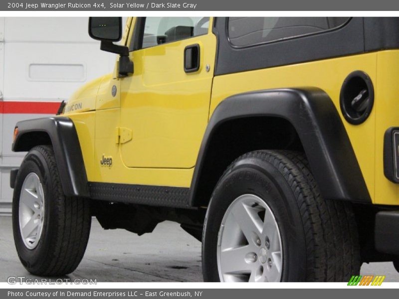 Solar Yellow / Dark Slate Gray 2004 Jeep Wrangler Rubicon 4x4