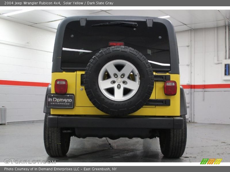Solar Yellow / Dark Slate Gray 2004 Jeep Wrangler Rubicon 4x4