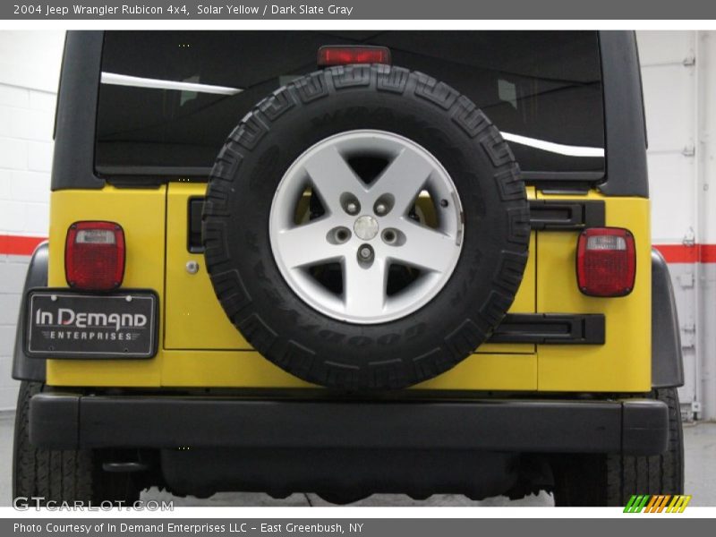 Solar Yellow / Dark Slate Gray 2004 Jeep Wrangler Rubicon 4x4