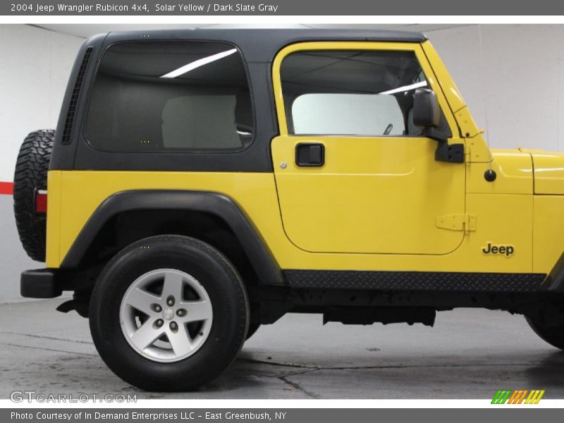 Solar Yellow / Dark Slate Gray 2004 Jeep Wrangler Rubicon 4x4