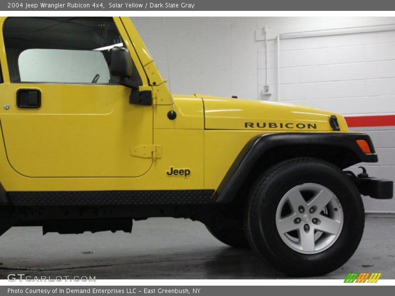 Solar Yellow / Dark Slate Gray 2004 Jeep Wrangler Rubicon 4x4