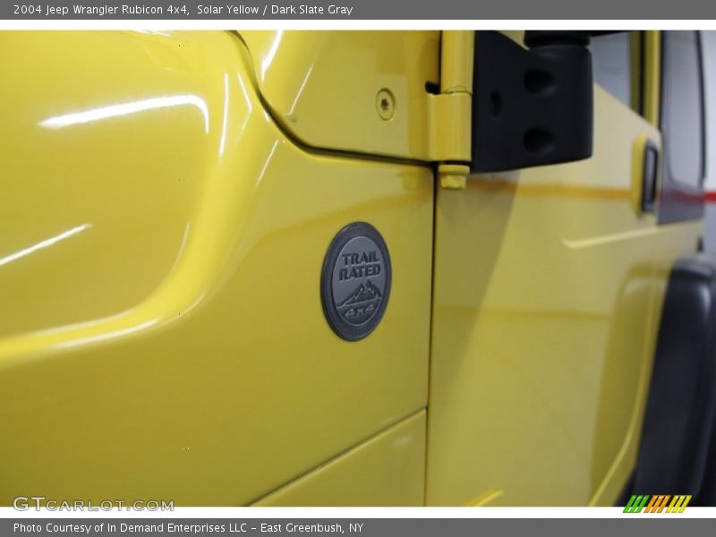 Solar Yellow / Dark Slate Gray 2004 Jeep Wrangler Rubicon 4x4