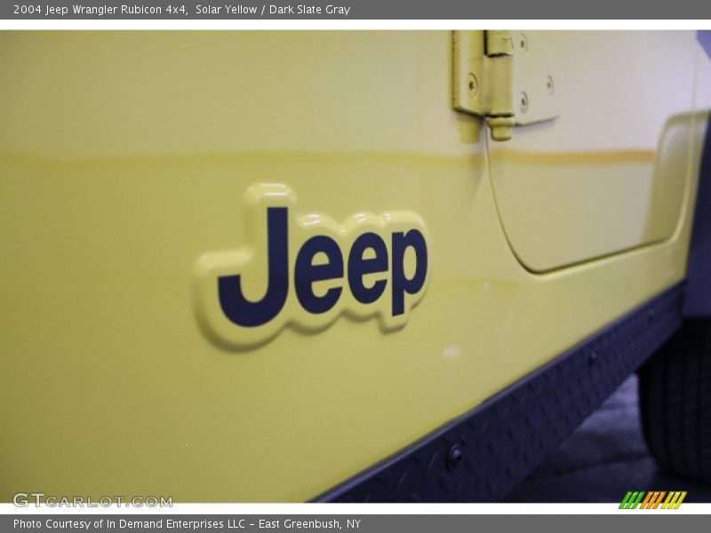 Solar Yellow / Dark Slate Gray 2004 Jeep Wrangler Rubicon 4x4