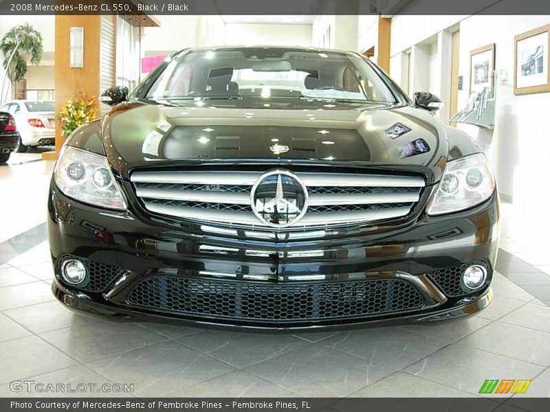 Black / Black 2008 Mercedes-Benz CL 550