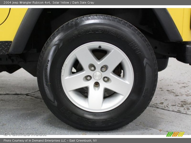 Solar Yellow / Dark Slate Gray 2004 Jeep Wrangler Rubicon 4x4