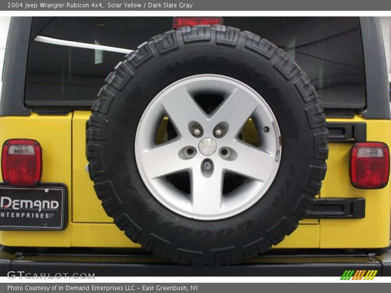Solar Yellow / Dark Slate Gray 2004 Jeep Wrangler Rubicon 4x4