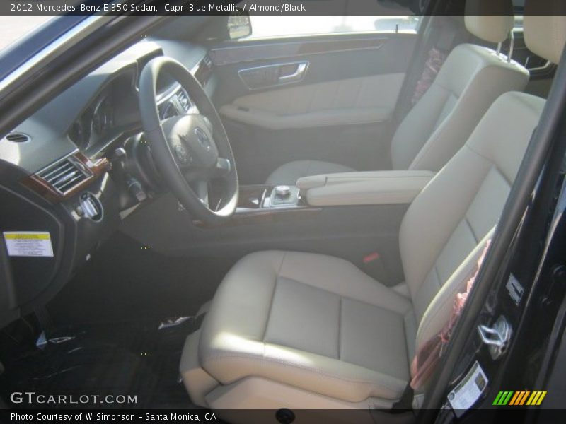 Capri Blue Metallic / Almond/Black 2012 Mercedes-Benz E 350 Sedan