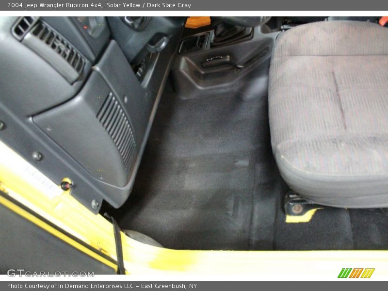 Solar Yellow / Dark Slate Gray 2004 Jeep Wrangler Rubicon 4x4
