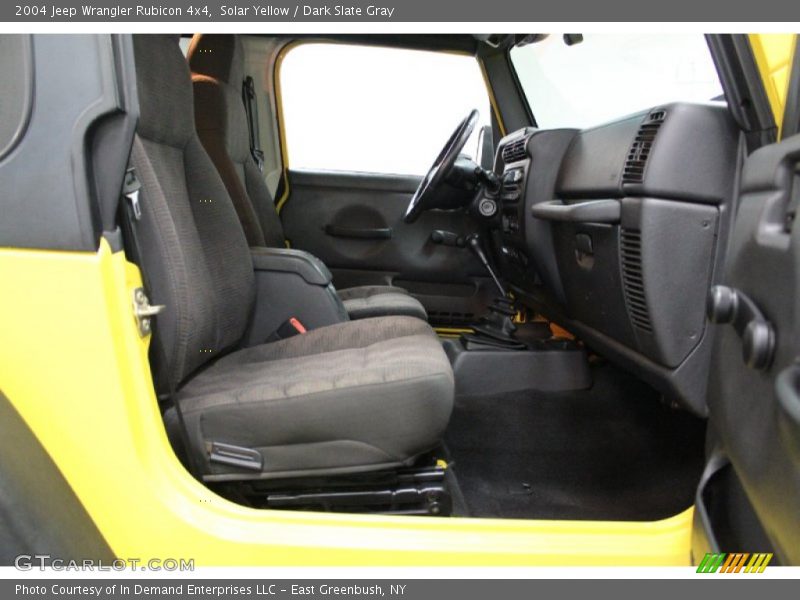 Solar Yellow / Dark Slate Gray 2004 Jeep Wrangler Rubicon 4x4