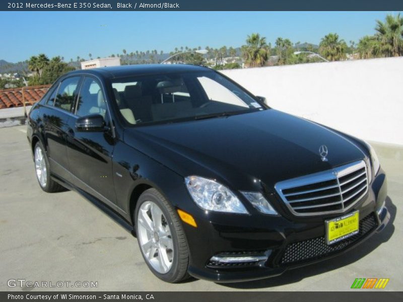 Black / Almond/Black 2012 Mercedes-Benz E 350 Sedan