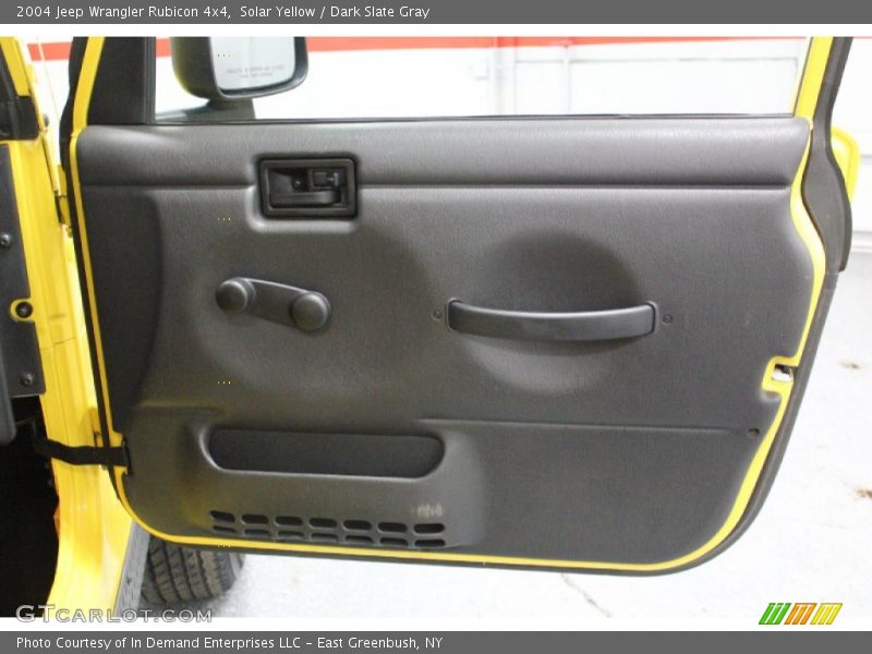 Solar Yellow / Dark Slate Gray 2004 Jeep Wrangler Rubicon 4x4