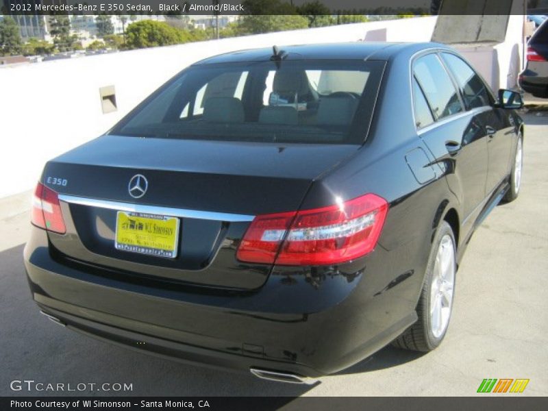 Black / Almond/Black 2012 Mercedes-Benz E 350 Sedan