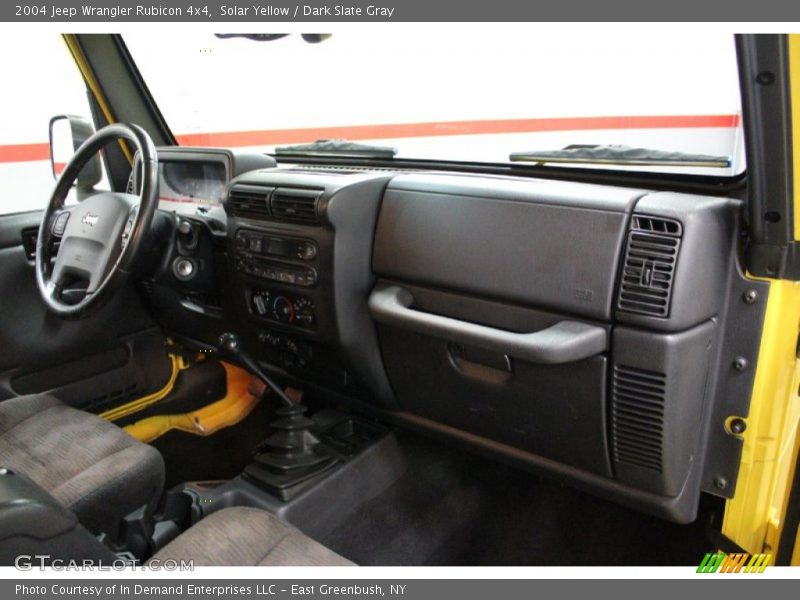 Dashboard of 2004 Wrangler Rubicon 4x4