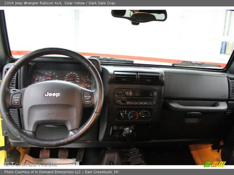 Solar Yellow / Dark Slate Gray 2004 Jeep Wrangler Rubicon 4x4