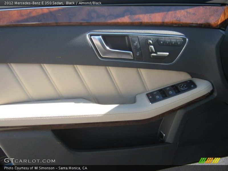 Black / Almond/Black 2012 Mercedes-Benz E 350 Sedan