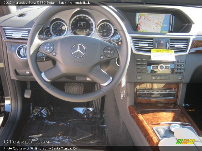 Black / Almond/Black 2012 Mercedes-Benz E 350 Sedan