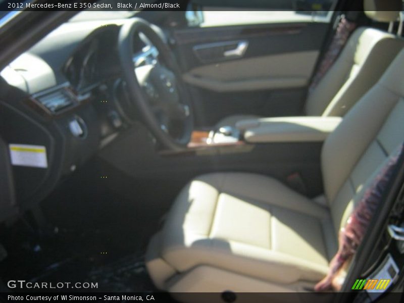 Black / Almond/Black 2012 Mercedes-Benz E 350 Sedan